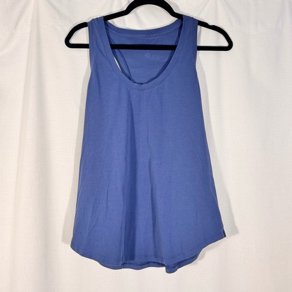lululemon athletica Tops - Lululemon Blue Racerback Tank Top